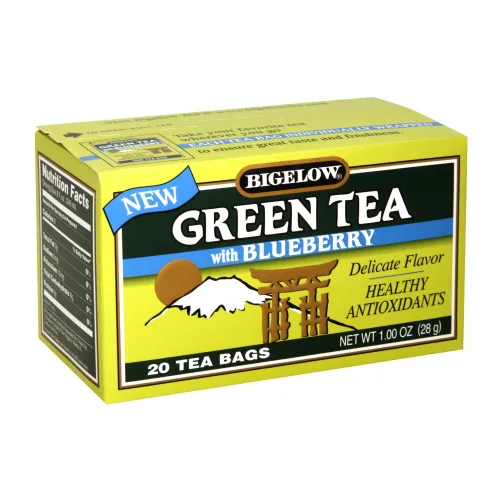 Vista 14 de Bigelow Té verde con melocotón, cajas de 20 unidades (paquete de 6) Té con cafeína con té verde y menta, 120 bolsas de té en total