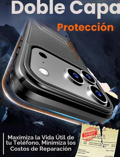 Vista 3 de Funda diseñada para iPhone 17 Pro Max con funda de clip para cinturón