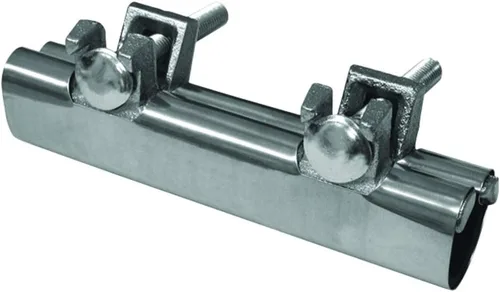 Vista 8 de Eastman Abrazadera de reparación de tubería de 6 pulgadas, conexión IPS de 1 pulgada, acero inoxidable, 45192