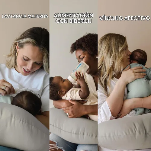 Vista 5 de Snuggle Me Organic – Almohada Feeding + Support Almohada de lactancia, almohada de lactancia materna, almohada de alimentación de biberón Abedul