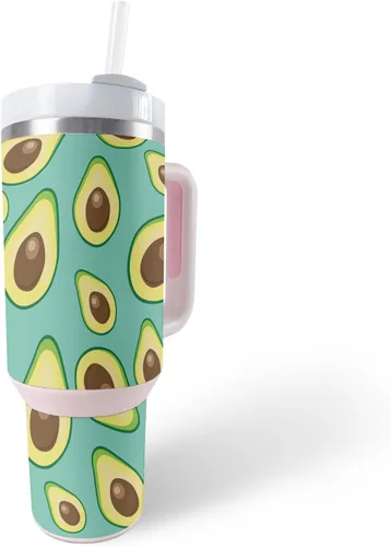 Vista 31 de MightySkins Skin - Vaso de vinilo compatible con Stanley The Quencher H2.0 FlowState de 40 onzas, diseño de rayas marineras, protectora, duradera