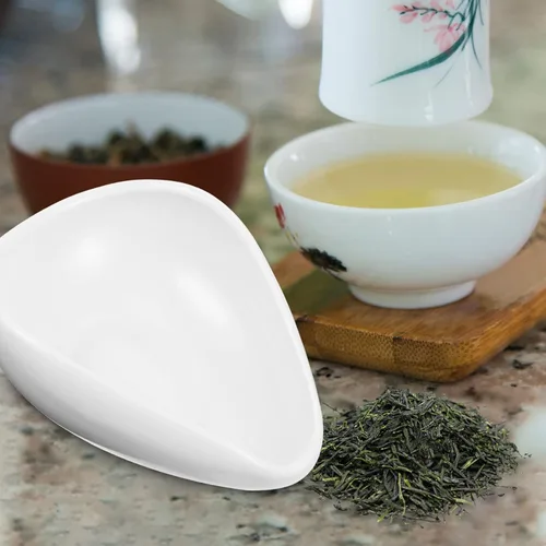 Vista 4 de Cuchara de té de cerámica para té, accesorios para té, cuchara cuchara para té, cuchara práctica de cucharadita de té, cuchara de cerámica