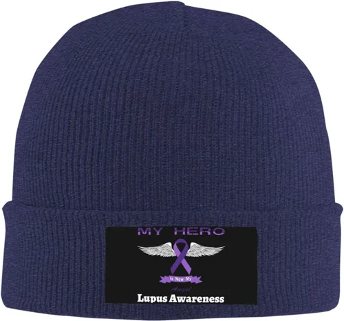 Vista 2 de Beanie Hat Unisex Stretchy Hat Soft Warmth Knit Hat Cap for Men & Women