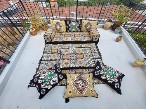 Vista 3 de Sofas and Loveseat, Traditional Design Arabic Lounge Set, Arabic Majlis, Pallet Sofa Sectionals, Turkish Sofa Set, Arabic Sofa, Floor Couch