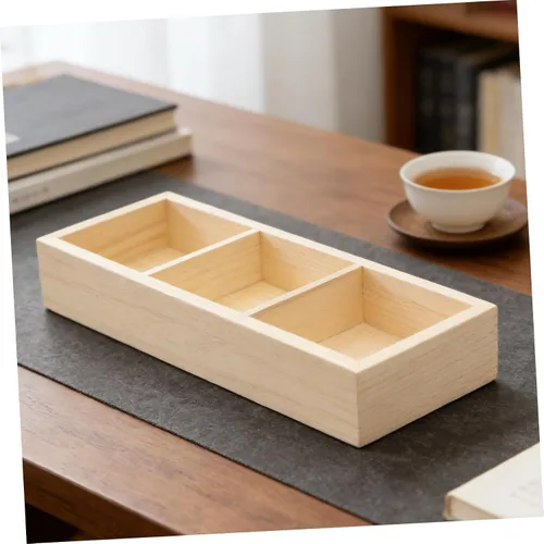 Vista 6 de Organizador pequeño de almacenamiento de bolsas de té de madera