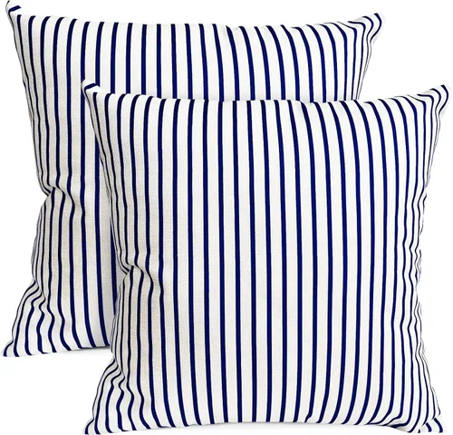 Vista 35 de Juego de 2 fundas de almohada decorativas negras boho 16x16 pulgadas, fundas de almohada de lino modernas estilo bohemia campestre para exteriores