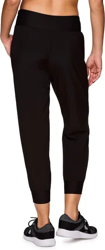 Vista 2 de RBX Active - Pantalones de tejido elástico para mujer, de ajuste relajado, ligeros, de secado rápido, con bolsillos