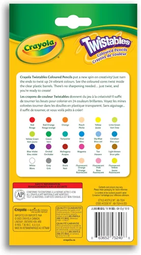 Vista 3 de Crayola 24 lápices de colores Twistables