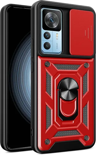 Vista 96 de Compatible con Tecno Pova Neo 2 Bracket Shell, con cubierta deslizante para lente de cámara compatible con Tecno Pova Neo 2 LG6n Case Negro