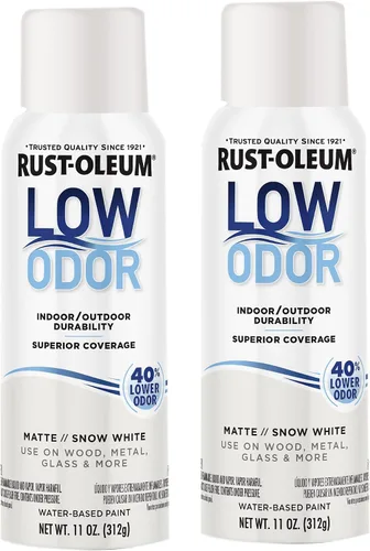 Vista 80 de Rust-Oleum - Pintura en aerosol prémium de bajo olor, gris ancla brillante Olor 40% menor que las pinturas en aerosol tradicionales, durabilidad