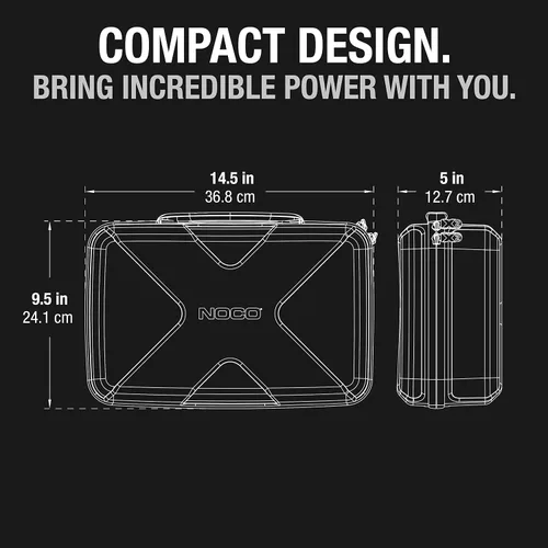 Vista 13 de NOCO GBC104 Boost X Estuche de Protección EVA para Arrancadores de Batería UltraSafe GBX155 de Litio