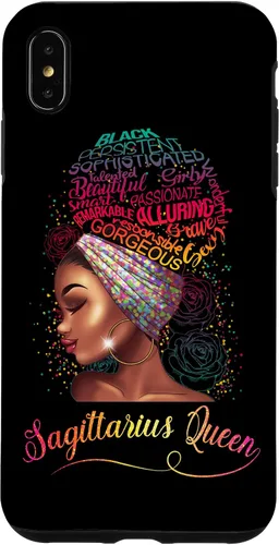 Vista 11 de iPhone 16 Sagittarius Queen Women November December Melanin Birthday Case