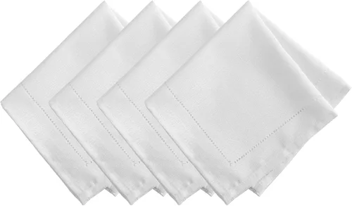 Vista 14 de Elrene Home Fashions Alison - Mantel de tela con diseño de bordado de ojo de buey y borde resistente a las arrugas, 132 x 70 cm, Rectangular