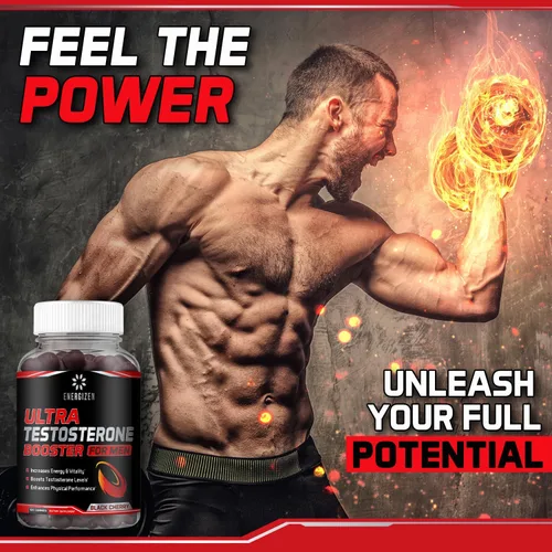 Vista 4 de Potenciador de testosterona 8 en 1 para hombres con Tongkat Ali, fenogreco, Ashwagandha y magnesio, mejora la libido y el equilibrio hormonal, sin