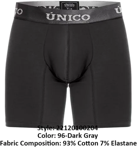 Vista 4 de Mundo Unico Calzoncillos tipo bóxer para hombre Algodón (Estados Unidos, Alpha, L, regular, regular, gris oscuro)