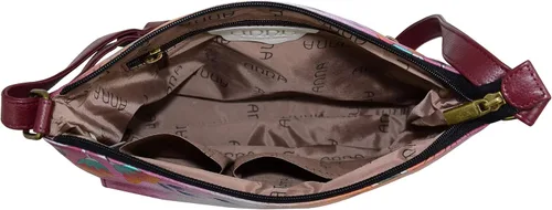 Vista 11 de Anna by Anuschka Women's Genuine Leather Medium Crossbody with External Zipper Pocket