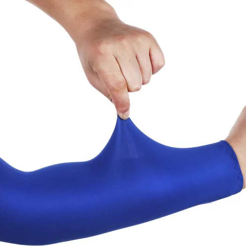 Vista 6 de 8 pares de mangas de enfriamiento unisex con protección UV para brazo de seda de hielo