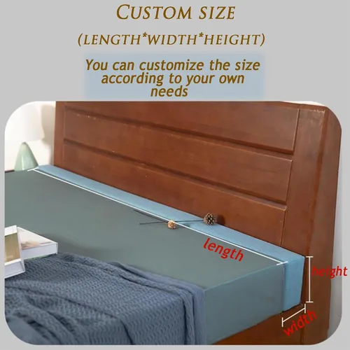 Vista 6 de Relleno de espacio de cama de tamaño personalizado, espacio entre la tabla del pie o la pared de la cama, protector de cama, extensor de colchón