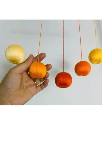Vista 6 de Set de 4 Móviles Montessori Portátiles - Munari, Gobbi, Octaedro, Bailarines. Móvil Montessori, Móvil para Bebé, Móvil Colgante para Bebé niño y niña