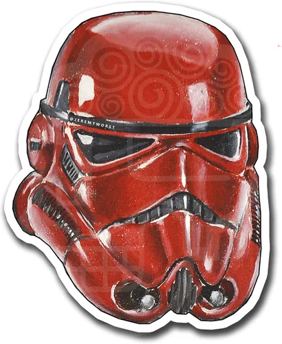 Vista 15 de Jeremy Worst pegatina de 10 cm "Arte adhesivo de Star Wars R2D2 Princesa Leia Pinup Regalos Señor Jedi Darth Vader Ayúdame Obi Uno cosas juguetes