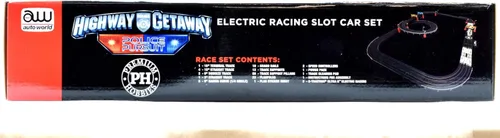 Vista 5 de Auto World/Premium Hobbies Highway Getaway Mustang VS Viper HO Escala HO Ranura Car Race Set CP7974