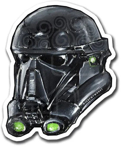 Vista 10 de Jeremy Worst pegatina de 10 cm "Arte adhesivo de Star Wars R2D2 Princesa Leia Pinup Regalos Señor Jedi Darth Vader Ayúdame Obi Uno cosas juguetes