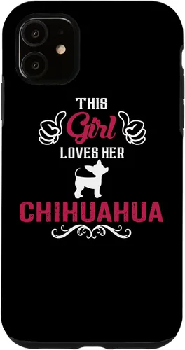 Vista 5 de Funda para iPhone 15 This Girl Loves Her Chihuahua Dog Mom