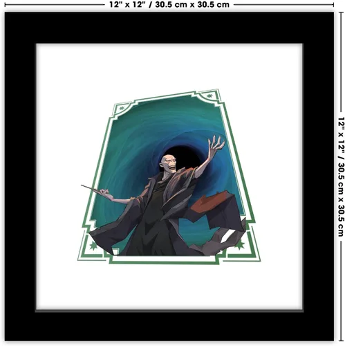 Vista 6 de Trends International Gallery Pops Harry Potter Magic Awakened - Arte gráfico de pared Voldemort, versión enmarcada negra, 12 x 12 pulgadas Versión