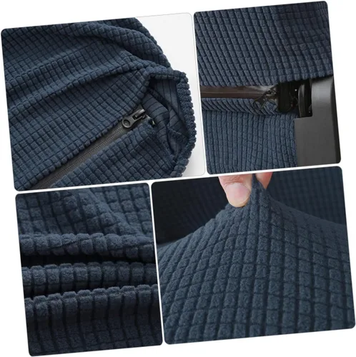 Vista 7 de BESPORTBLE Juego de 3 juegos de funda protectora para silla de juegos, funda de elastano lavable, funda elástica para silla, fundas de asiento
