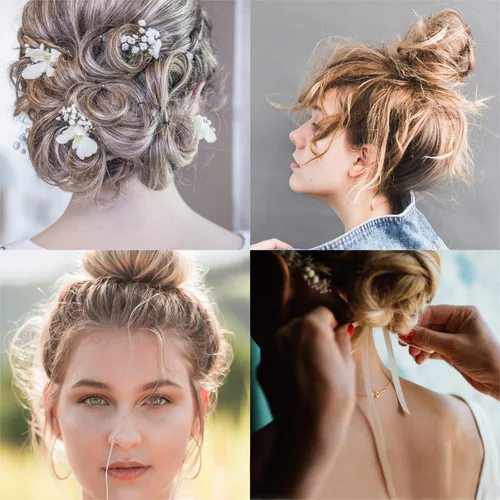 Vista 7 de AIEX Juego de 200 horquillas para el pelo en forma de U, pinzas para el cabello para mujeres y niñas y peluquería con caja de almacenamiento