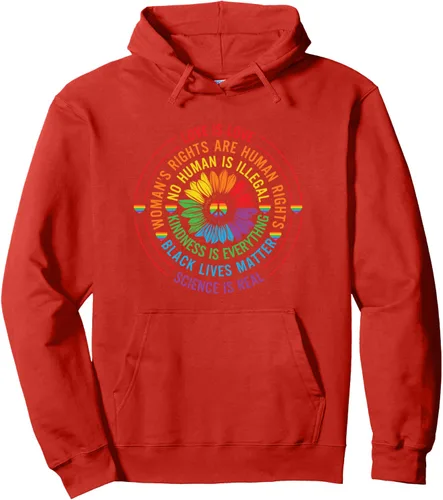 Vista 11 de Love is love - Sudadera con capucha LGBT Pride, Negro, S