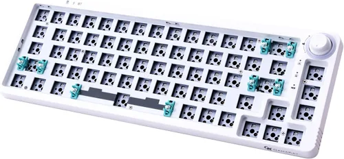 Vista 6 de GK GAMAKAY Teclado mecánico modular de bricolaje LK67 65% RGB, interruptor de 3 pines5 pines intercambiable en caliente, 67 teclas, triple modo