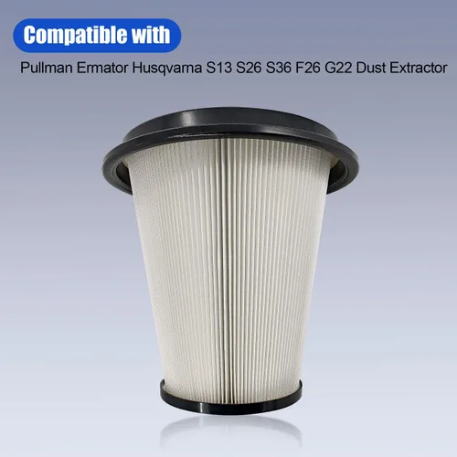 Vista 3 de 200900050 Prefiltro cónico apto para Pullman Ermator S26 S36 S13 F26 Filtro de cono para extractor de polvo Husqvarna G22 Reemplazo # 590430201