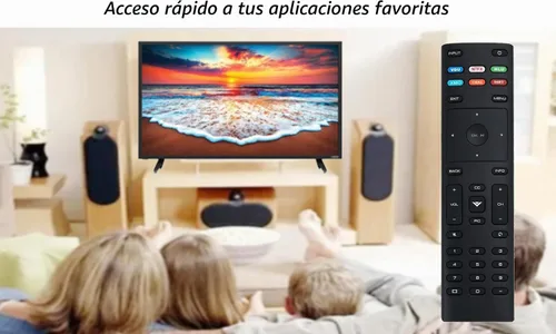 Vista 2 de XRT136 - Control remoto de repuesto para VIZIO TV D24F-F1 D32FF1 D43F-F1 E55U-D0 E55UD2 E55-D0 E55E1 M65-D0 M65E0 P65-E1 P75C1 P75E1 M65E1 M65E0