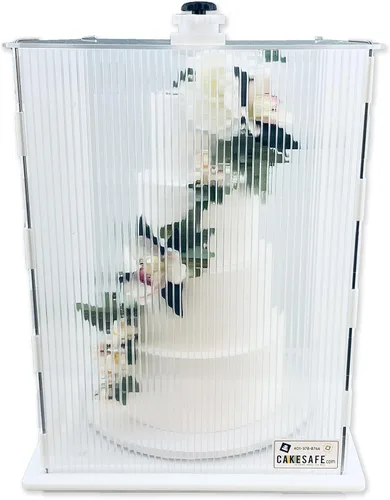 Vista 8 de CAKESAFE Transportador de pasteles Itsy Tall reutilizable, de plástico