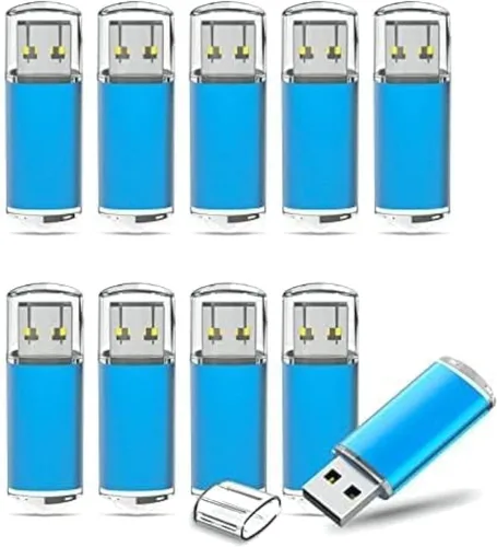 Vista 12 de TOPESEL Unidad flash USB 3.0 de 128 GB, memoria USB de alta velocidad para almacenamiento de datos (azul)