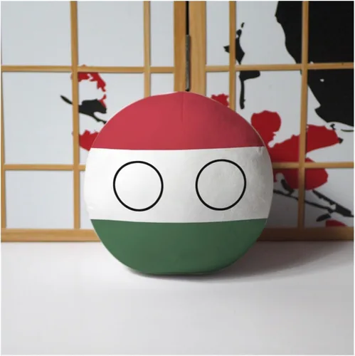 Vista 47 de Polandball Countryballs Muñeco de peluche Ucrania España Hungría Portugal Rumanía Grecia Austria México Polonia Ball (15,3.8 pulgadas)