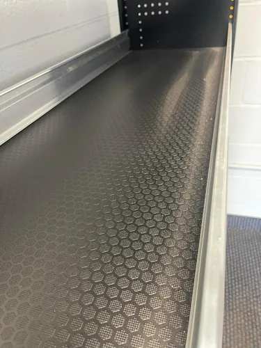 Vista 9 de Ranger Design - Paquete de estantería para camioneta Mercedes Sprinter de techo bajo, distancia entre ejes WB de 144 pulgadas, sistema completo