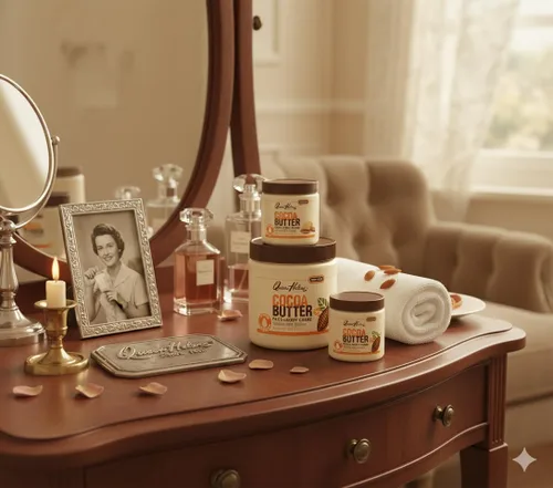 Vista 7 de Queen Helene Crema de Manteca de Cacao para Cara y Cuerpo – Fórmula Extra Rica Hidratante para Piel Seca Suaviza, Alisa y Restaura la Radiancia