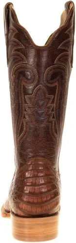 Vista 3 de R. Watson SQ Toe Caiman Belly - Bota de coñac RW2503-2