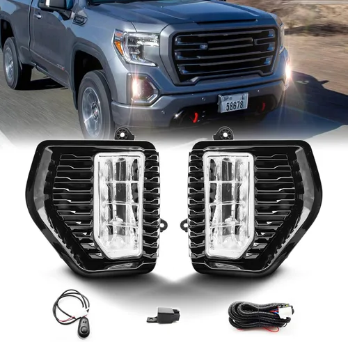 Vista 33 de Fog Lights Compatible With 2013 2014 2015 Ford Explorer Front Bumper Driving Lamp Assembly Clear Lens