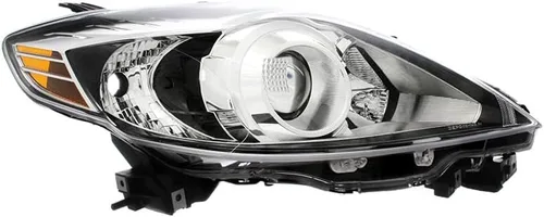 Vista 9 de Para Mazda 5 Faros Lámparas Set 2008 2009 Halógeno Negro Trim Conductor y Pasajero Lado