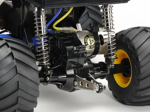 Vista 5 de Tamiya TAM58547 The Midnight Pumpkin, Black Edition 1/12 Monster Truck Kit, marrón