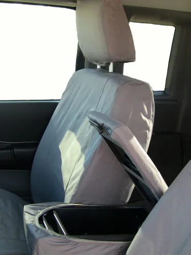 Vista 4 de Durafit Seat Covers, Hecho para adaptarse a 2010-2012 Ranger 60/40 asiento dividido personalizado fundas de asiento de ajuste exacto, gris