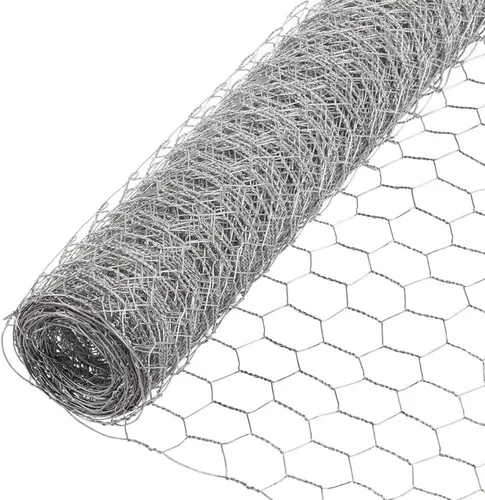 Vista 2 de Midwest Air 308476B Red galvanizada para aves de corral de 48 pulgadas x 50 pies