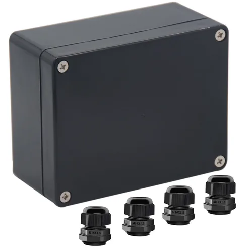 Vista 8 de Caja de conexiones Caja de conexiones IP65 impermeable de plástico ABS para proyectos eléctricos Caja de conexiones de alimentación Cajas
