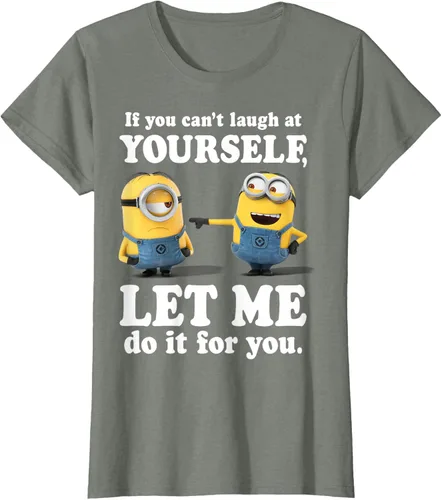 Vista 18 de Camiseta gráfica de Minions de Mi villano favorito: Ríete de ti mismo Negro