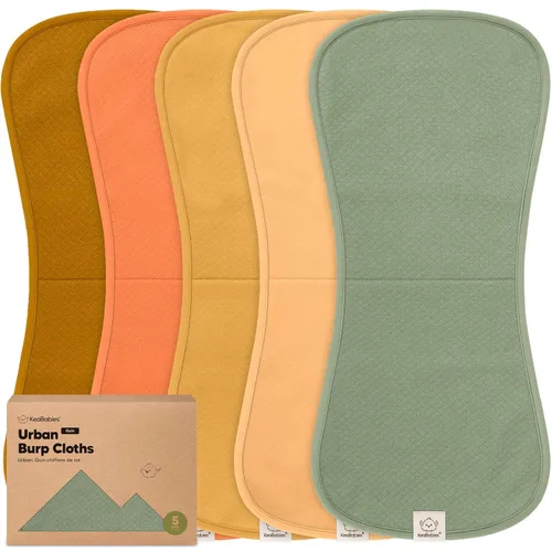 Vista 21 de Paños orgánicos para eructos para bebés niños y niñas, paquete de 5 paños de algodón súper absorbentes para bebés, trapos suaves y afelpados