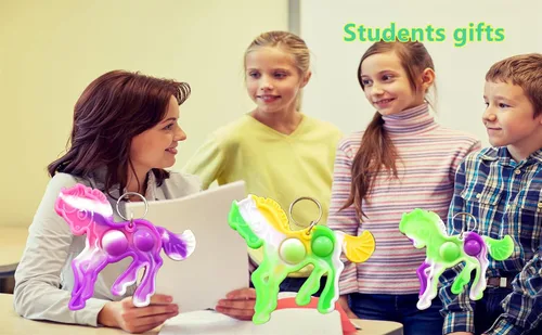 Vista 4 de Paquete de 20 mini juguetes para ansiedad con forma de caballo pequeño, para autismo, fiesta de cumpleaños, regalos para escuela, aula, adultos