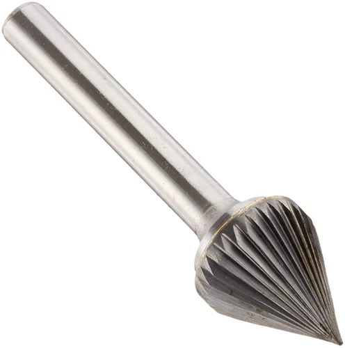 Vista 113 de Drill America SA-1 Rebaba de carburo/lima giratoria cilíndrica de doble corte para amoladora de troquel de 1/4" de diámetro x 5/8" de longitud
